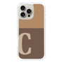 Slim Protection Case［ オリジナル - initial two tone - C brown ］