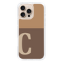 Slim Protection Case［ オリジナル - initial two tone - C brown ］