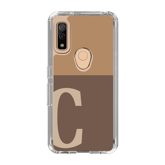 Slim Protection Case［ Original - initial two tone - C brown ］
