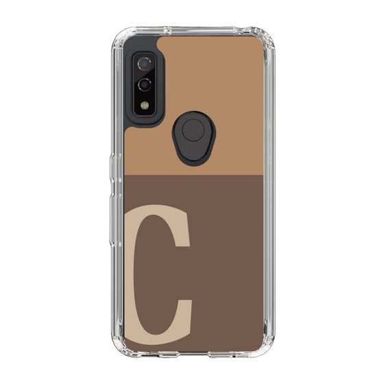 Slim Protection Case［ Original - initial two tone - C brown ］
