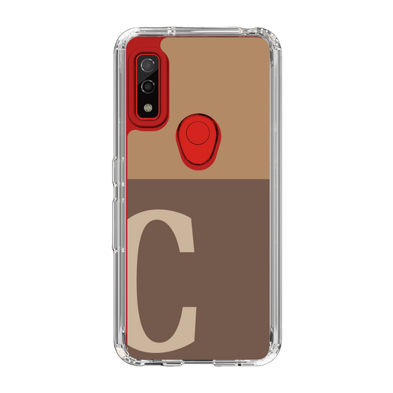 Slim Protection Case［ Original - initial two tone - C brown ］