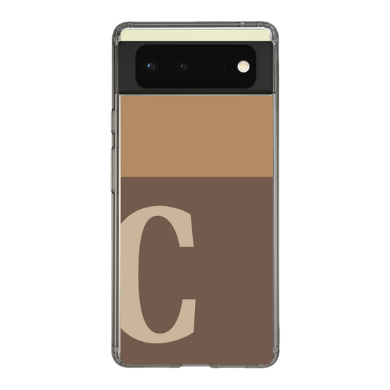 Slim Protection Case［ Original - initial two tone - C brown ］