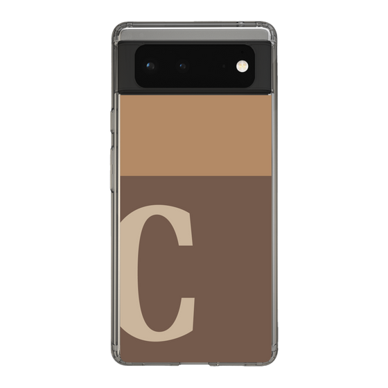 Slim Protection Case［ Original - initial two tone - C brown ］