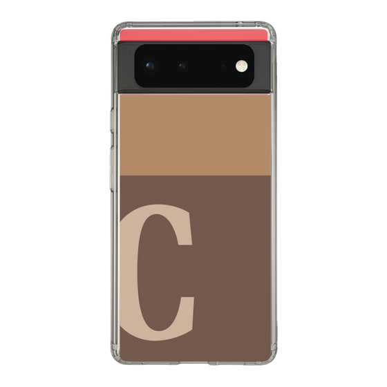 Slim Protection Case［ Original - initial two tone - C brown ］