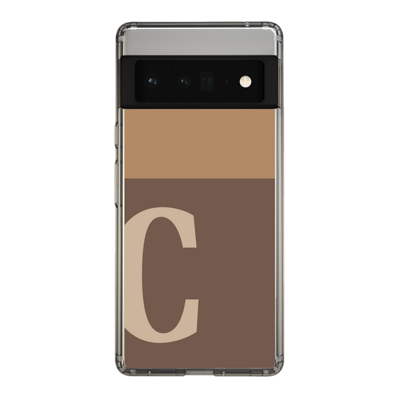 Slim Protection Case［ Original - initial two tone - C brown ］