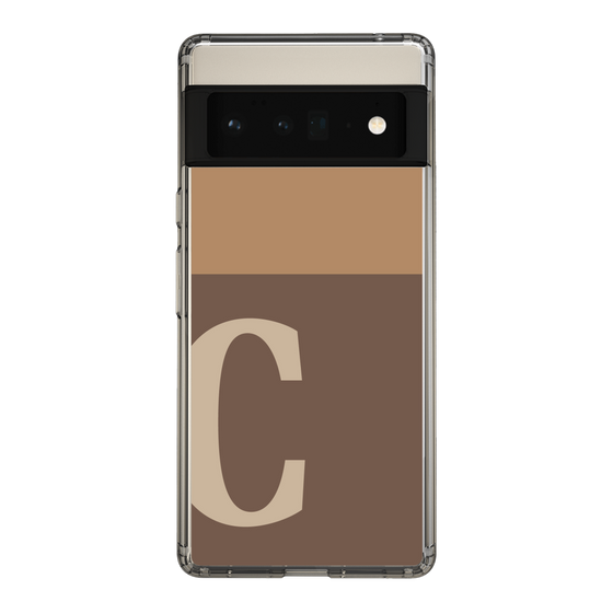 Slim Protection Case［ Original - initial two tone - C brown ］