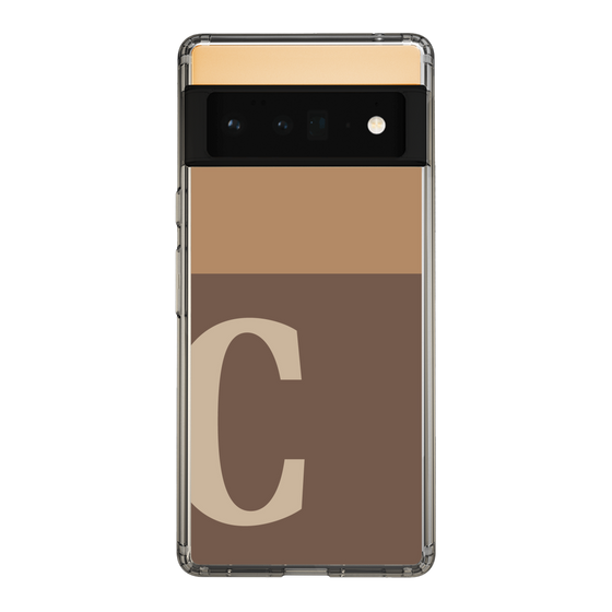 Slim Protection Case［ Original - initial two tone - C brown ］