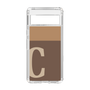 Slim Protection Case［ Original - initial two tone - C brown ］