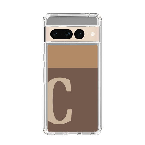 Slim Protection Case［ Original - initial two tone - C brown ］