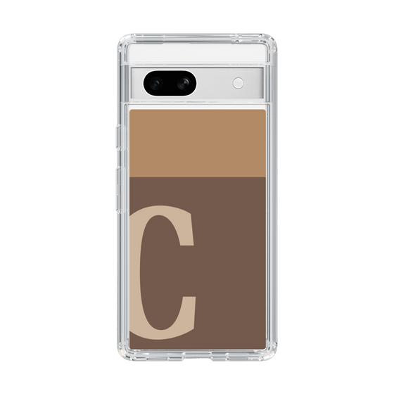 Slim Protection Case［ Original - initial two tone - C brown ］