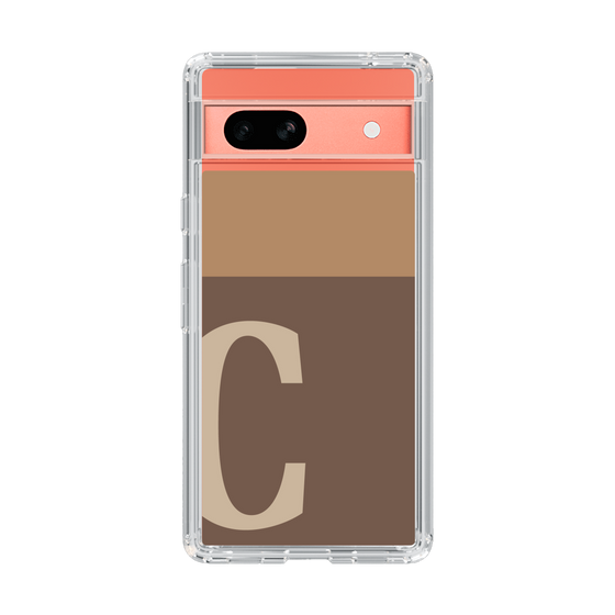Slim Protection Case［ Original - initial two tone - C brown ］