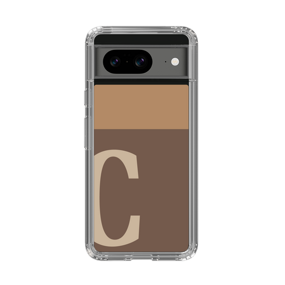 Slim Protection Case［ Original - initial two tone - C brown ］