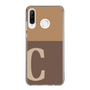 Slim Protection Case［ Original - initial two tone - C brown ］