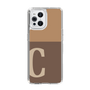 Slim Protection Case［ Original - initial two tone - C brown ］