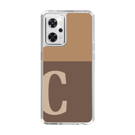 Slim Protection Case［ オリジナル - initial two tone - C brown ］