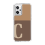 Slim Protection Case［ オリジナル - initial two tone - C brown ］