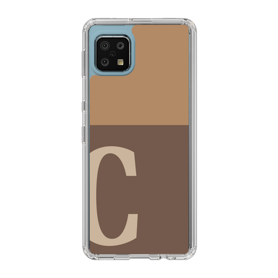 Slim Protection Case［ Original - initial two tone - C brown ］
