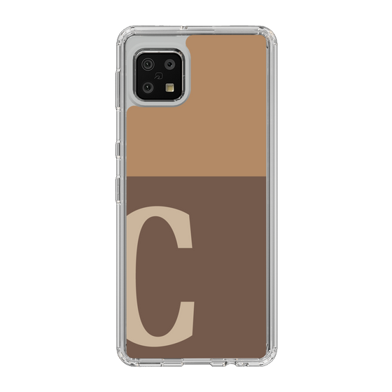 Slim Protection Case［ Original - initial two tone - C brown ］