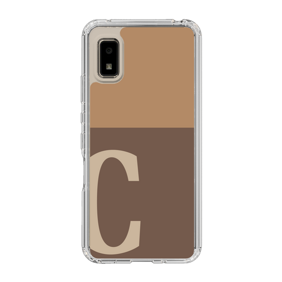 Slim Protection Case［ Original - initial two tone - C brown ］