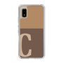 Slim Protection Case［ Original - initial two tone - C brown ］