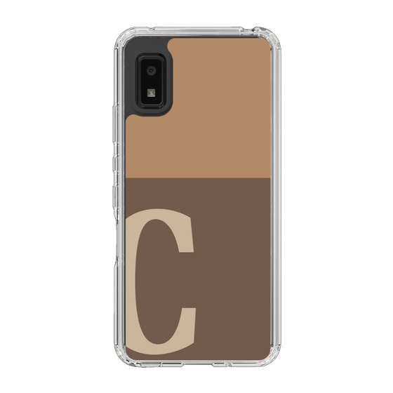 Slim Protection Case［ Original - initial two tone - C brown ］