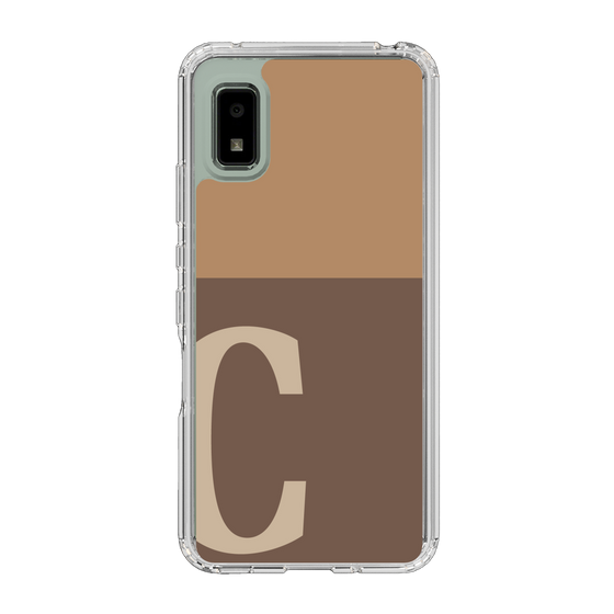 Slim Protection Case［ Original - initial two tone - C brown ］