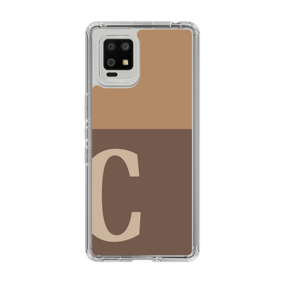Slim Protection Case［ Original - initial two tone - C brown ］
