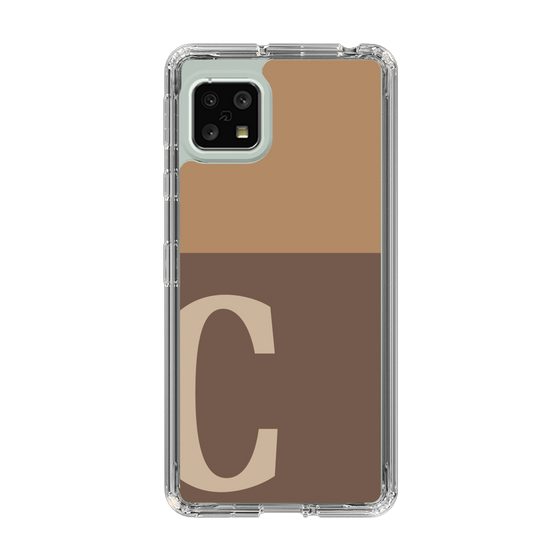 Slim Protection Case［ Original - initial two tone - C brown ］