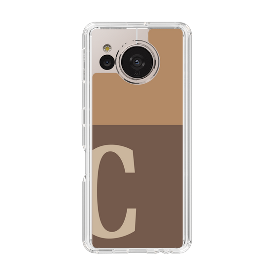 Slim Protection Case［ Original - initial two tone - C brown ］