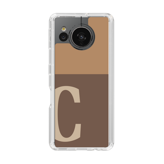 Slim Protection Case［ Original - initial two tone - C brown ］