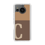 Slim Protection Case［ Original - initial two tone - C brown ］