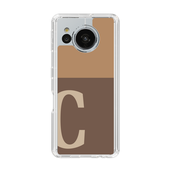 Slim Protection Case［ Original - initial two tone - C brown ］