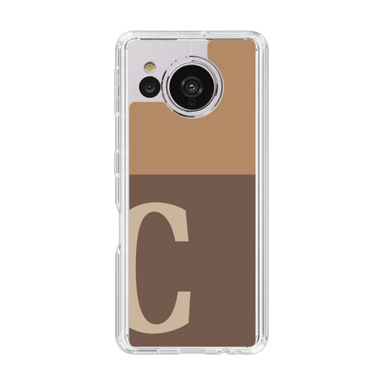 Slim Protection Case［ Original - initial two tone - C brown ］