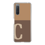 Slim Protection Case［ Original - initial two tone - C brown ］