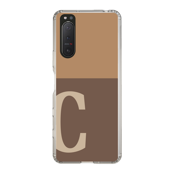 Slim Protection Case［ Original - initial two tone - C brown ］