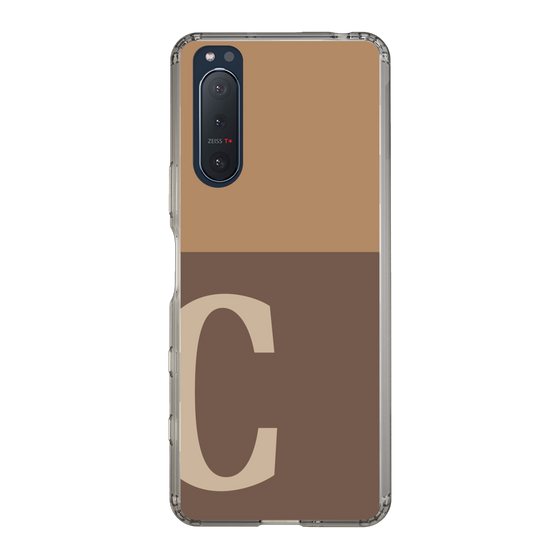 Slim Protection Case［ Original - initial two tone - C brown ］