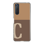 Slim Protection Case［ Original - initial two tone - C brown ］