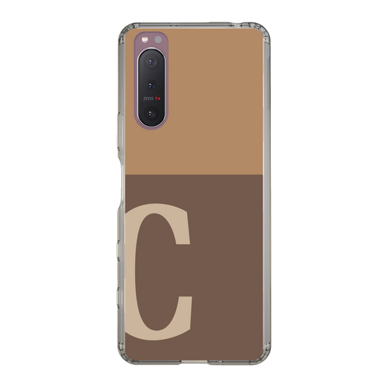 Slim Protection Case［ Original - initial two tone - C brown ］