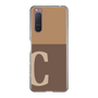 Slim Protection Case［ Original - initial two tone - C brown ］