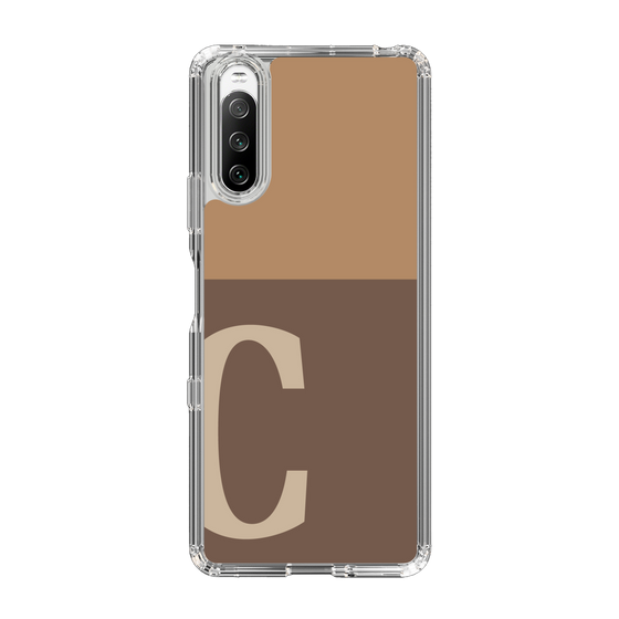 Slim Protection Case［ Original - initial two tone - C brown ］