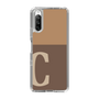 Slim Protection Case［ Original - initial two tone - C brown ］
