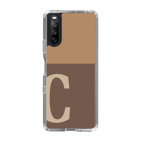 Slim Protection Case［ Original - initial two tone - C brown ］