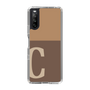 Slim Protection Case［ Original - initial two tone - C brown ］
