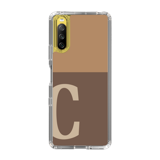 Slim Protection Case［ Original - initial two tone - C brown ］