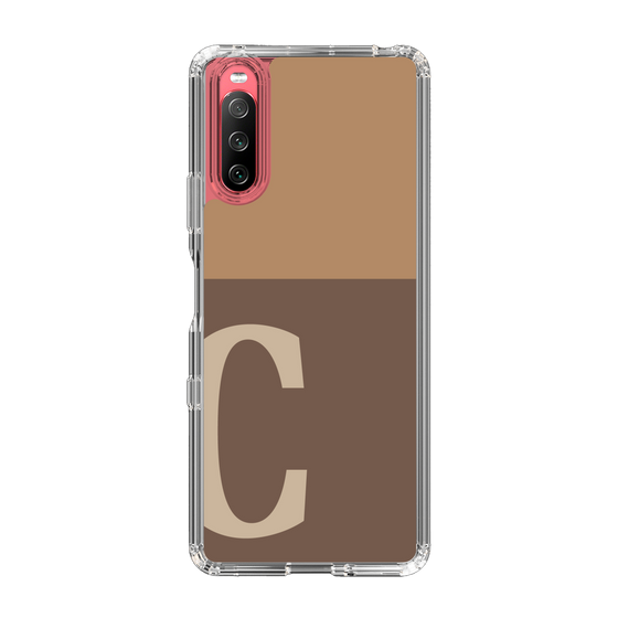 Slim Protection Case［ Original - initial two tone - C brown ］