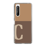 Slim Protection Case［ Original - initial two tone - C brown ］