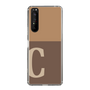 Slim Protection Case［ Original - initial two tone - C brown ］
