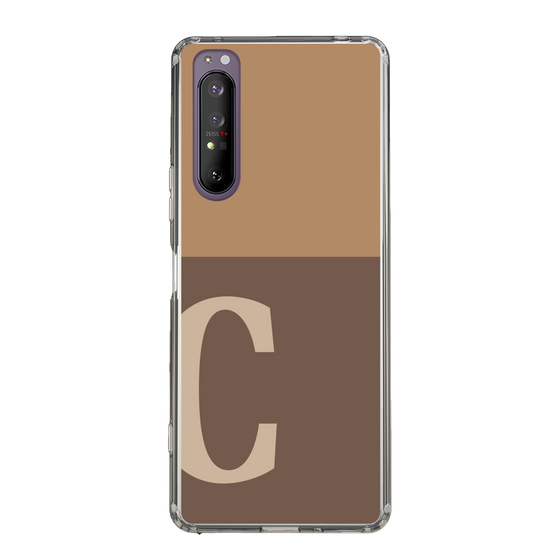 Slim Protection Case［ Original - initial two tone - C brown ］
