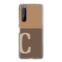 Slim Protection Case［ Original - initial two tone - C brown ］
