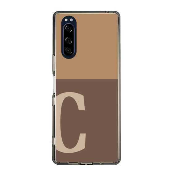 Slim Protection Case［ Original - initial two tone - C brown ］